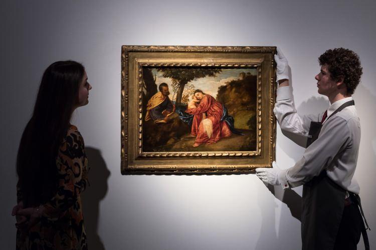 <p><em><strong>"Titian" </strong></em>olarak bilinen Tiziano Vecellio'nun 16. yüzyılın başında resmettiği  <em><strong>"Rest on the Flight into Egypt"</strong></em> eseri çalınmasının üzerine geçen yaklaşık 145 yılın ardından açık artırmaya çıkıyor.</p>
