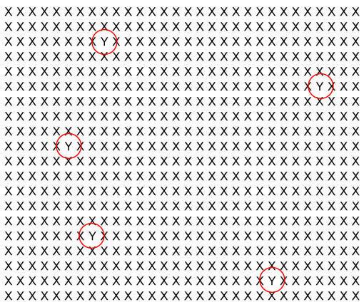 Olağanüstü vizyonunuzu kanıtlama zamanı: X’lerin arasına gizlenmiş 5 Y’yi 7 saniyede bulun!